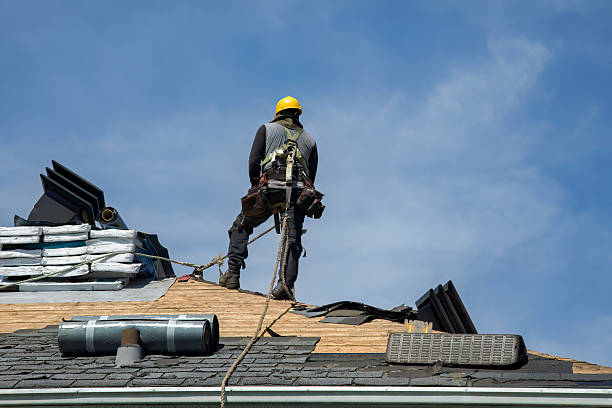 Professional Gutter Installation technician working in San Felipe, TX